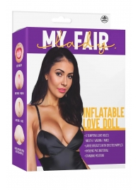 Телесная надувная секс-кукла с 3 любовными отверстиями - NMC - в Ангарске купить с доставкой