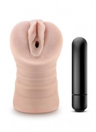 Телесный мастурбатор-вагина Ayumi с вибрацией - Blush Novelties - в Ангарске купить с доставкой