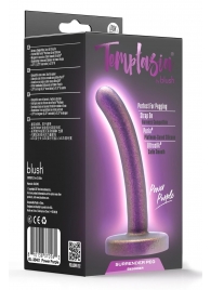 Фиолетовая насадка с гладкой поверхностью Surrender 4.75 Inch Beginner Pegging Dildo - 12 см. - Blush Novelties - купить с доставкой в Ангарске