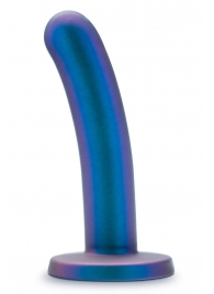 Синяя насадка с гладкой поверхностью Surrender 5.75 Inch Intermediate Pegging Dildo - 14,6 см. - Blush Novelties - купить с доставкой в Ангарске