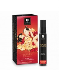 Оральный спрей Waves of Pleasure с ароматом клубники и шампанского - 20 мл. - Shunga - купить с доставкой в Ангарске