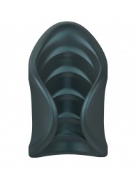 Серый сквозной мастурбатор с вибрацией Manwan Starter - Manwan - в Ангарске купить с доставкой