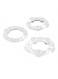 Набор из 3 эрекционных прозрачных колец - Boys of Toys - в Ангарске купить с доставкой