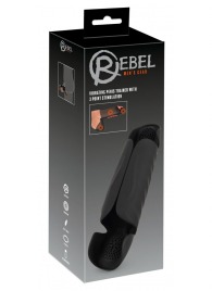 Черный вибромастурбатор с трехточечной стимуляцией Penis Trainer with 3 Point Stimulation - Orion - в Ангарске купить с доставкой