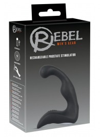 Черный перезаряжаемый стимулятор простаты с вибрацией - 14,6 см. - Orion - в Ангарске купить с доставкой