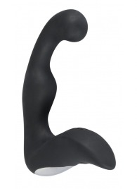 Черный перезаряжаемый стимулятор простаты с вибрацией - 14,6 см. - Orion - в Ангарске купить с доставкой
