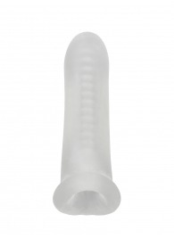 Белый фаллоудлинитель Striker - 13,5 см. - Lola Games - в Ангарске купить с доставкой