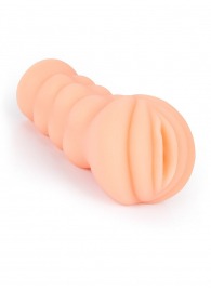 Телесный мастурбатор-вагина с эрекционными кольцами в комплекте - Sexy Girl - в Ангарске купить с доставкой