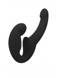 Черный безремневой страпон Share Lite - Fun Factory - купить с доставкой в Ангарске