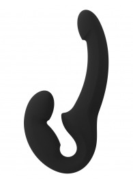 Черный безремневой страпон Share Lite - Fun Factory - купить с доставкой в Ангарске