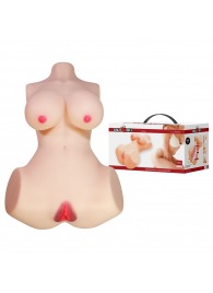 Мастурбатор-торс Aveline с 2 любовными тоннелями - Baile - в Ангарске купить с доставкой
