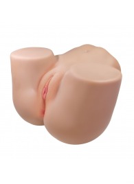 Телесный мастурбатор Julia с 2 любовными тоннелями - Baile - в Ангарске купить с доставкой