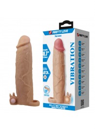 Телесная насадка на пенис Xerxes - 22 см. - Baile - в Ангарске купить с доставкой