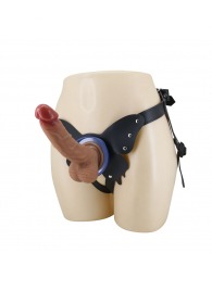 Поясной страпон Wells: трусики в форме бабочки и фаллоимитатор-насадка - Baile - купить с доставкой в Ангарске