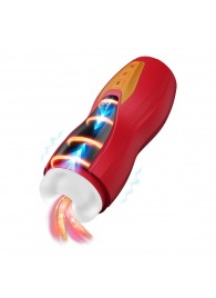 Интерактивный мастурбатор Solara с нагревом, вибрацией и поступательными движениями - Shots Media BV - в Ангарске купить с доставкой