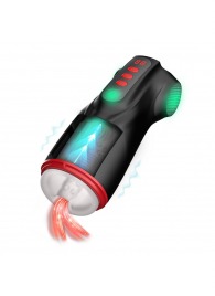 Интерактивный мастурбатор Raven с вакуумом, вибрацией и подсветкой - Shots Media BV - в Ангарске купить с доставкой