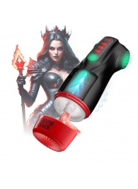 Интерактивный мастурбатор Raven с вакуумом, вибрацией и подсветкой - Shots Media BV - в Ангарске купить с доставкой