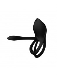 Черное эрекционное виброкольцо Bayek с пультом ДУ - Zalo - в Ангарске купить с доставкой