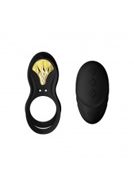 Черное эрекционное виброкольцо Bayek с пультом ДУ - Zalo - в Ангарске купить с доставкой