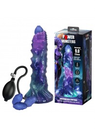 Фиолетовый яйцеродящий фаллоимитатор Duskwalker Sentinal на присоске - 22,4 см. - Baile - купить с доставкой в Ангарске