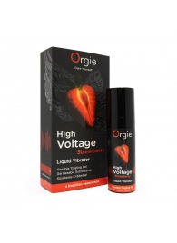 Жидкий вибратор Orgie High Voltage Strawberry - 15 мл. - ORGIE - купить с доставкой в Ангарске