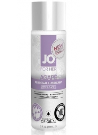 Лубрикант на водной основе для женщин JO AGAPE LUBRICANT ORIGINAL - 60 мл. - System JO - купить с доставкой в Ангарске