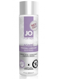 Женский лубрикант на водной основе JO AGAPE LUBRICANT ORIGINAL - 120 мл. - System JO - купить с доставкой в Ангарске