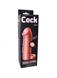 Фаллоудлинитель с кольцом COCK size L - 16,5 см. - LOVETOY (А-Полимер) - в Ангарске купить с доставкой