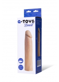 Реалистичная насадка с ярко выраженной головкой - 16,5 см. - A-toys - в Ангарске купить с доставкой