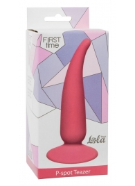 Розовая анальная пробка P-spot Teazer Pink - 12,2 см. - Lola Games - в Ангарске купить с доставкой