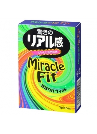 Презервативы Sagami Xtreme Miracle Fit - 5 шт. - Sagami - купить с доставкой в Ангарске