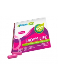 Возбуждающие капсулы Ladys Life - 14 капсул (0,35 гр.) - SuperCaps - купить с доставкой в Ангарске