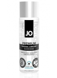 Охлаждающий лубрикант на силиконовой основе JO Personal Premium Lubricant Cooling - 60 мл. - System JO - купить с доставкой в Ангарске