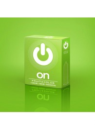 Цветные ароматизированные презервативы ON) Fruit   Color - 3 шт. - ON) - купить с доставкой в Ангарске