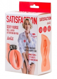 Мастурбатор с виброкольцом Satisfaction Magazine Nurse - Lola Games - в Ангарске купить с доставкой