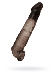 Чёрная насадка на пенис - 22,5 см. - ToyFa - в Ангарске купить с доставкой