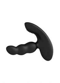 Черный силиконовый стимулятор простаты Levett Nitoc с пультом ДУ - Levett - в Ангарске купить с доставкой