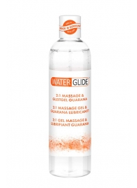 Гель-смазка 2-в-1 MASSAGE   LUBRICANT GUARANA - 300 мл. - Waterglide - купить с доставкой в Ангарске