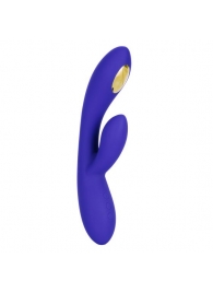 Фиолетовый вибратор с функцией электростимуляции Intimate E-Stimulator Dual Wand - 21,5 см. - California Exotic Novelties - купить с доставкой в Ангарске