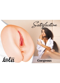 Мастурбатор с 2 тоннелями Satisfaction Gorgeous - Lola Games - в Ангарске купить с доставкой