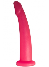 Розовый стимулятор простаты из геля - 18 см. - LOVETOY (А-Полимер) - в Ангарске купить с доставкой