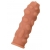 Телесная реалистичная насадка KOKOS Extreme Sleeve 11 с дополнительной стимуляцией - 12,7 см. - KOKOS - в Ангарске купить с доставкой