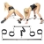 Комплект наручников и наножников с распорками Spread  em Bar and Cuff Set - Pipedream - купить с доставкой в Ангарске