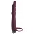 Бордовая вибронасадка для двойного проникновения Bramble - 16,5 см. - Lola Games - купить с доставкой в Ангарске