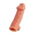 Телесная насадка на фаллос с фиксацией мошонки EXTREME SLEEVE - 15,6 см. - KOKOS - в Ангарске купить с доставкой