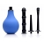 Анальный душ с 3 насадками Premium One-way Valve Anal Douche Set - XR Brands - купить с доставкой в Ангарске