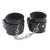Черные оковы на ноги Obey Me Leather Ankle Cuffs - Chisa - купить с доставкой в Ангарске