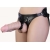 Гигантский фаллоимитатор на присоске в комплекте с трусиками - 26 см. - LOVETOY (А-Полимер) - купить с доставкой в Ангарске