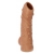 Телесная насадка с пупырышками и открытой головкой Nude Sleeve L - 14 см. - KOKOS - в Ангарске купить с доставкой