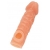 Телесная закрытая насадка с шершавой головкой Cock Sleeve Size L - 17,6 см. - KOKOS - в Ангарске купить с доставкой